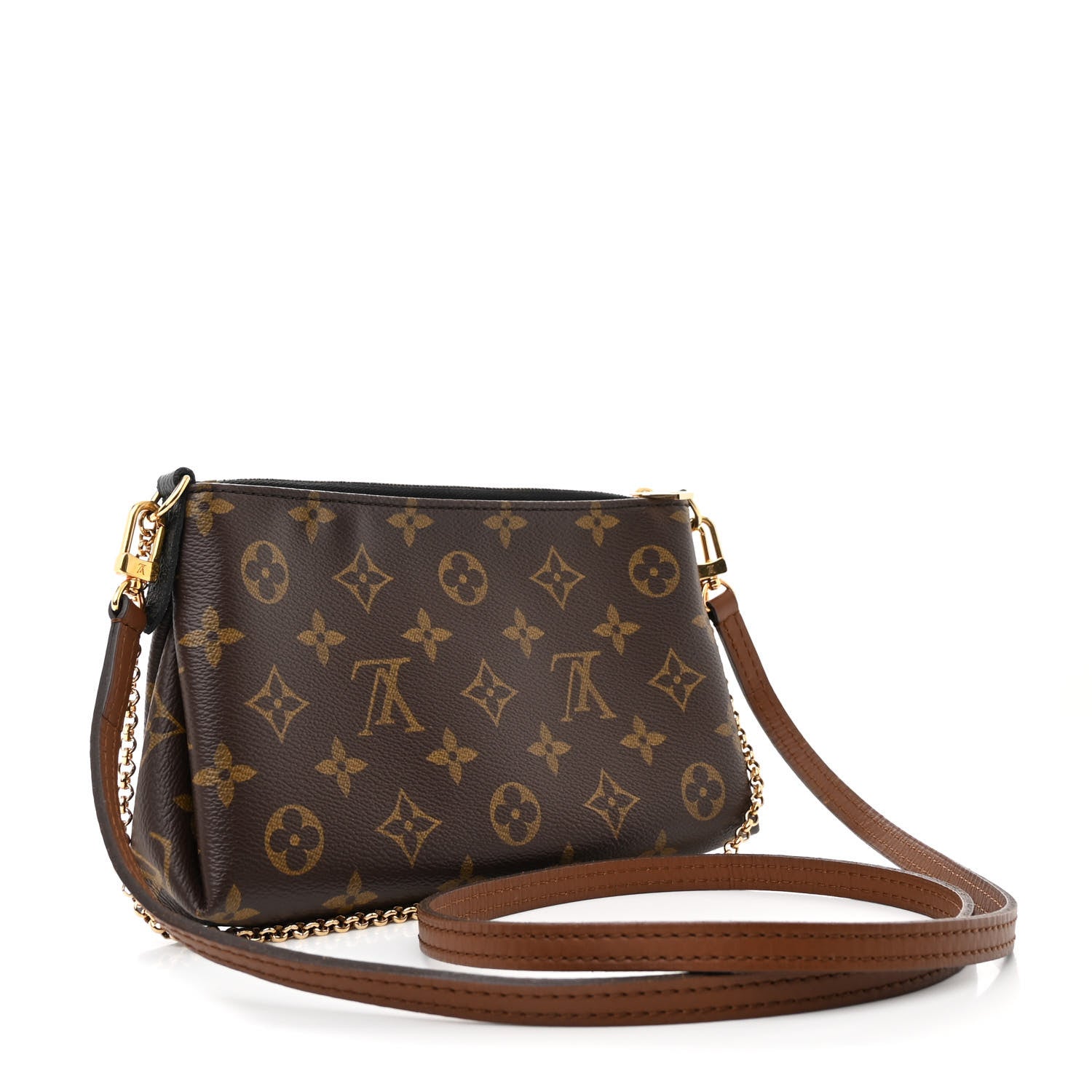 Louis Vuitton Monogram Pallas Clutch Black 3 of 10