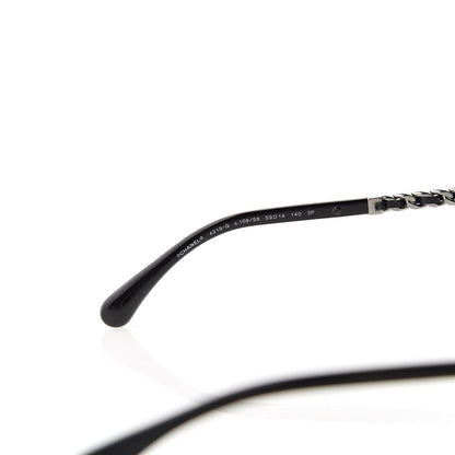 Chanel Polarized Pilot Winter Sunglasses 4219-Q Black 5 of 7