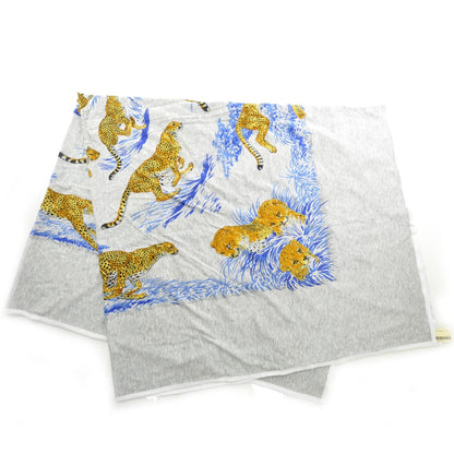 Hermes Cotton Guepards T-Shirt Scarf Gris 1 of 7
