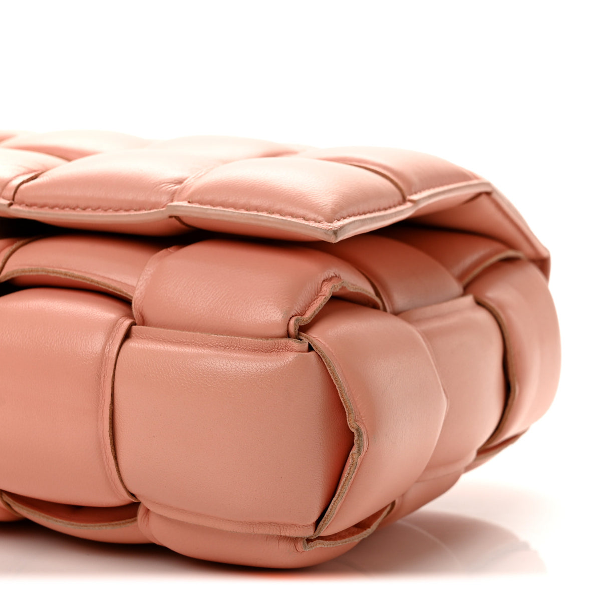 Bottega Veneta Nappa Maxi Intrecciato Padded Cassette Crossbody Bag Peachy 10 of 13