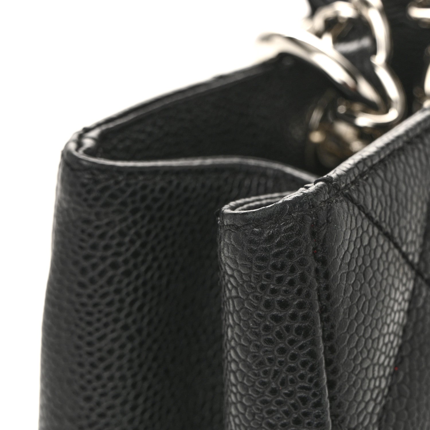 Chanel Caviar Quilted Grand Shopping Tote GST Black 12 of 15