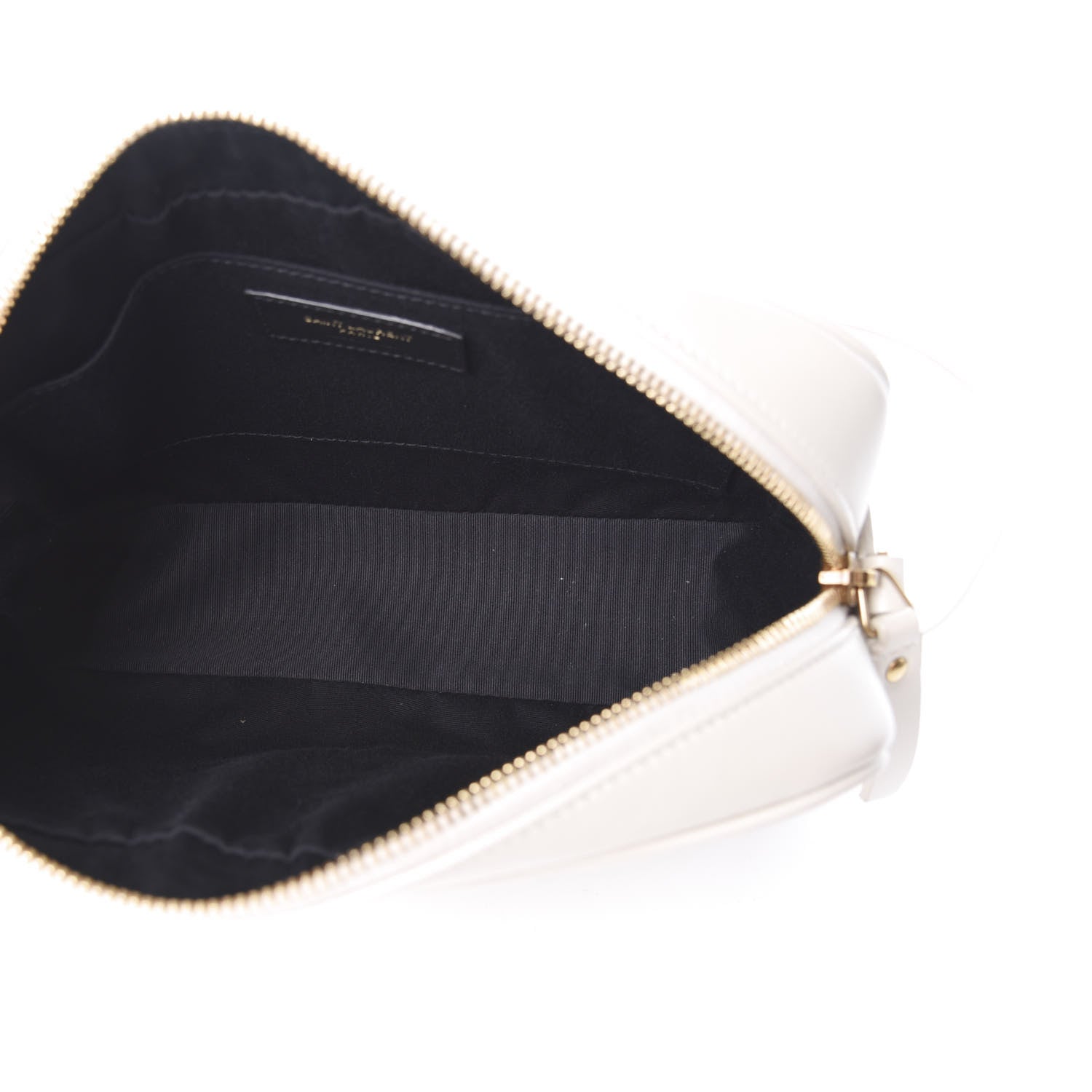 Saint Laurent Calfskin Matelasse Monogram Lou Camera Bag Crema Soft 8 of 20