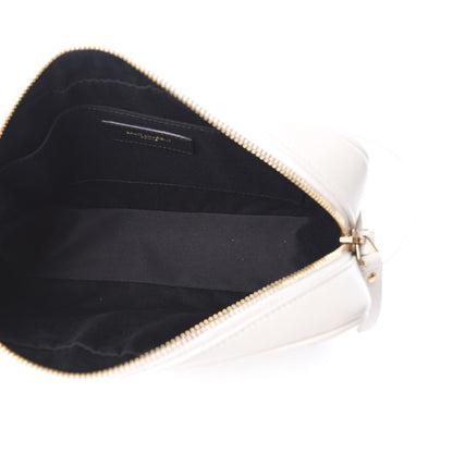 Saint Laurent Calfskin Matelasse Monogram Lou Camera Bag Crema Soft 8 of 20