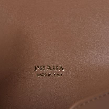 Prada Saffiano Metal Wristlet Caramel 6 of 8