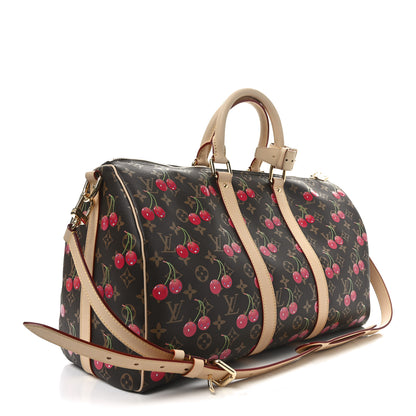 Louis Vuitton LV X TM Monogram Cerises Keepall Bandouliere 45 2 of 8