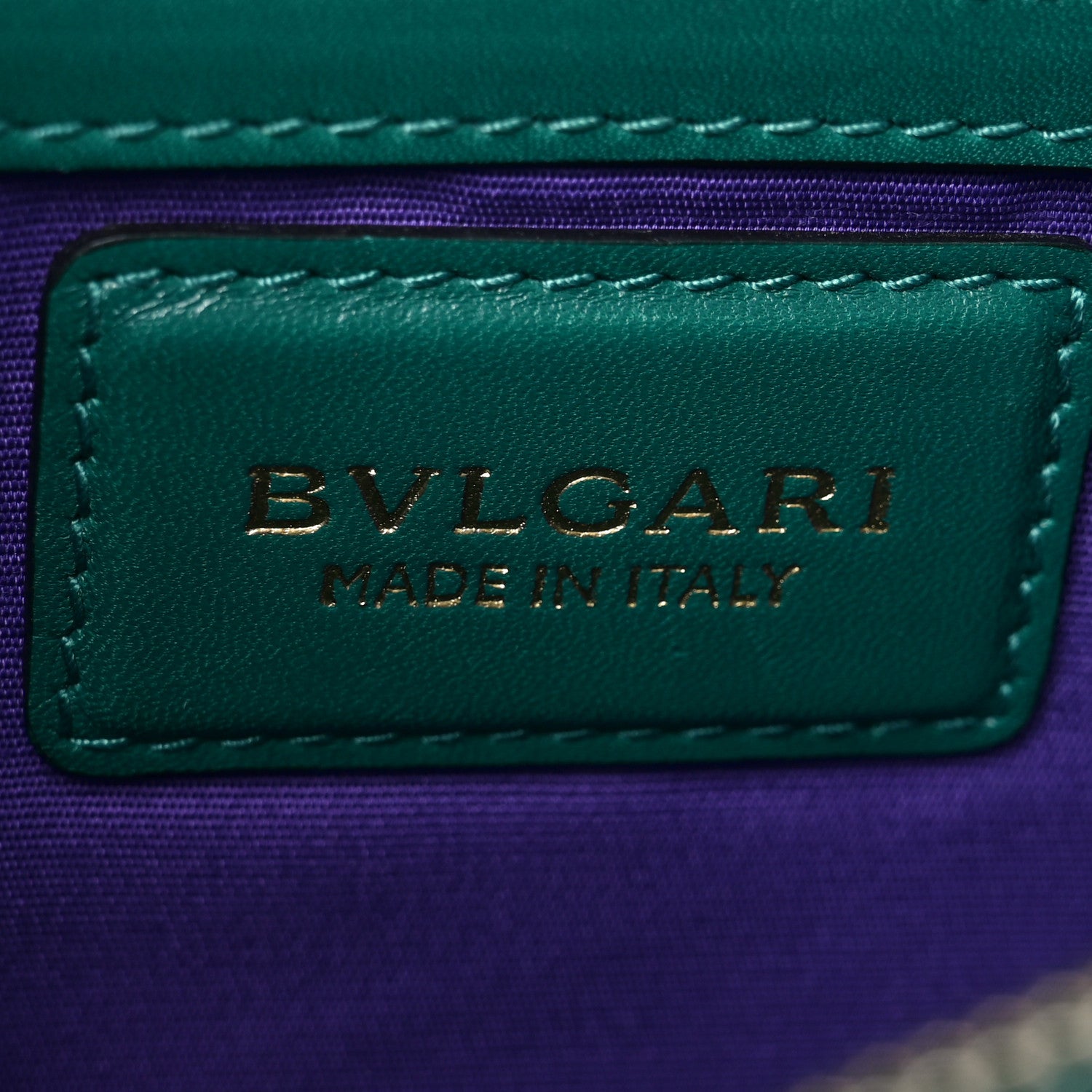 Bulgari Calfskin Serpenti Forever Shoulder Bag Emerald Green 6 of 9