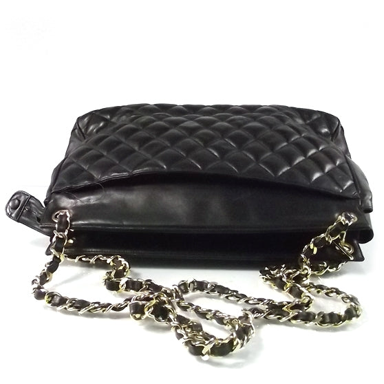 Chanel Lambskin Quilted Shoulder Bag Black 4 of 8