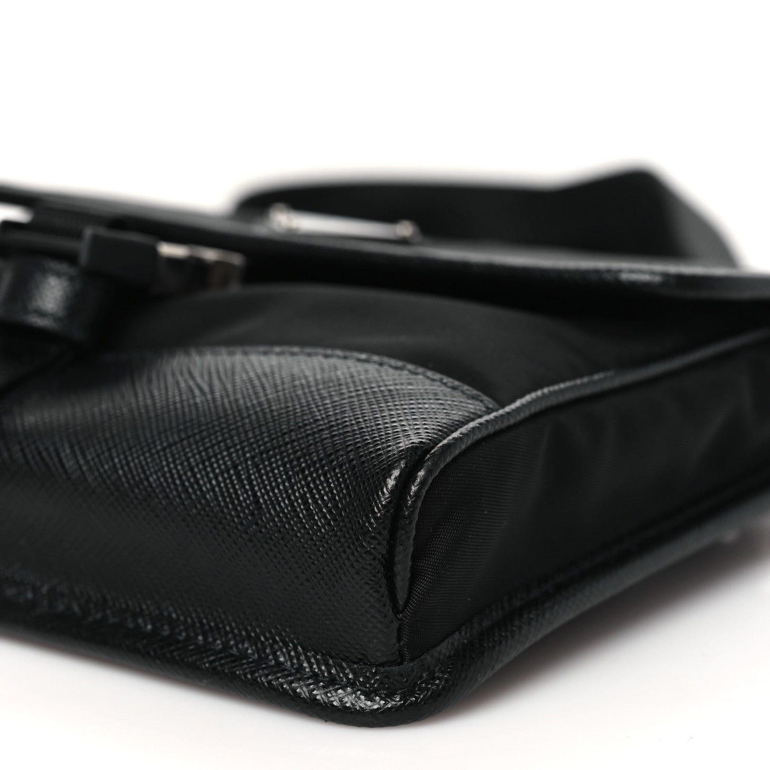 Prada Re-Nylon Saffiano Smartphone Case Crossbody Black 9 of 10