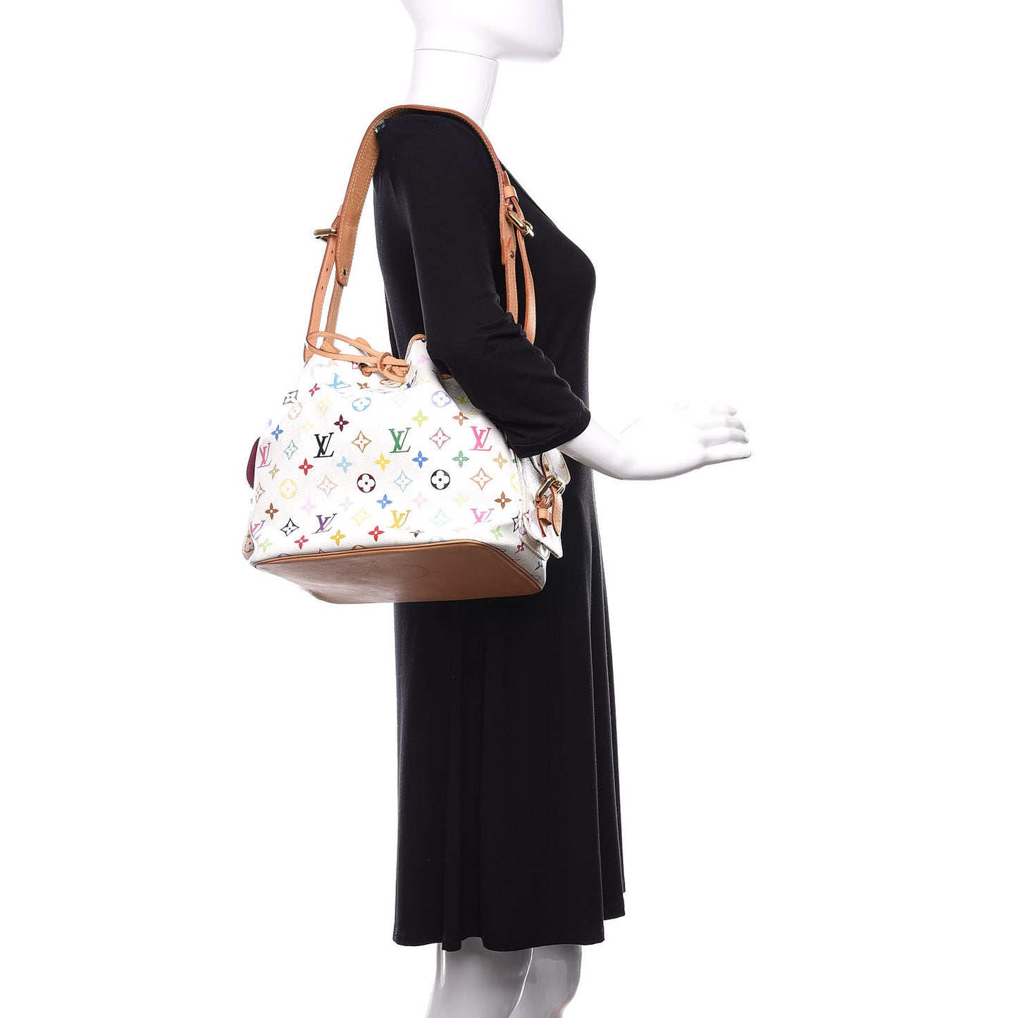 Monogram Multicolor Petit Noe White