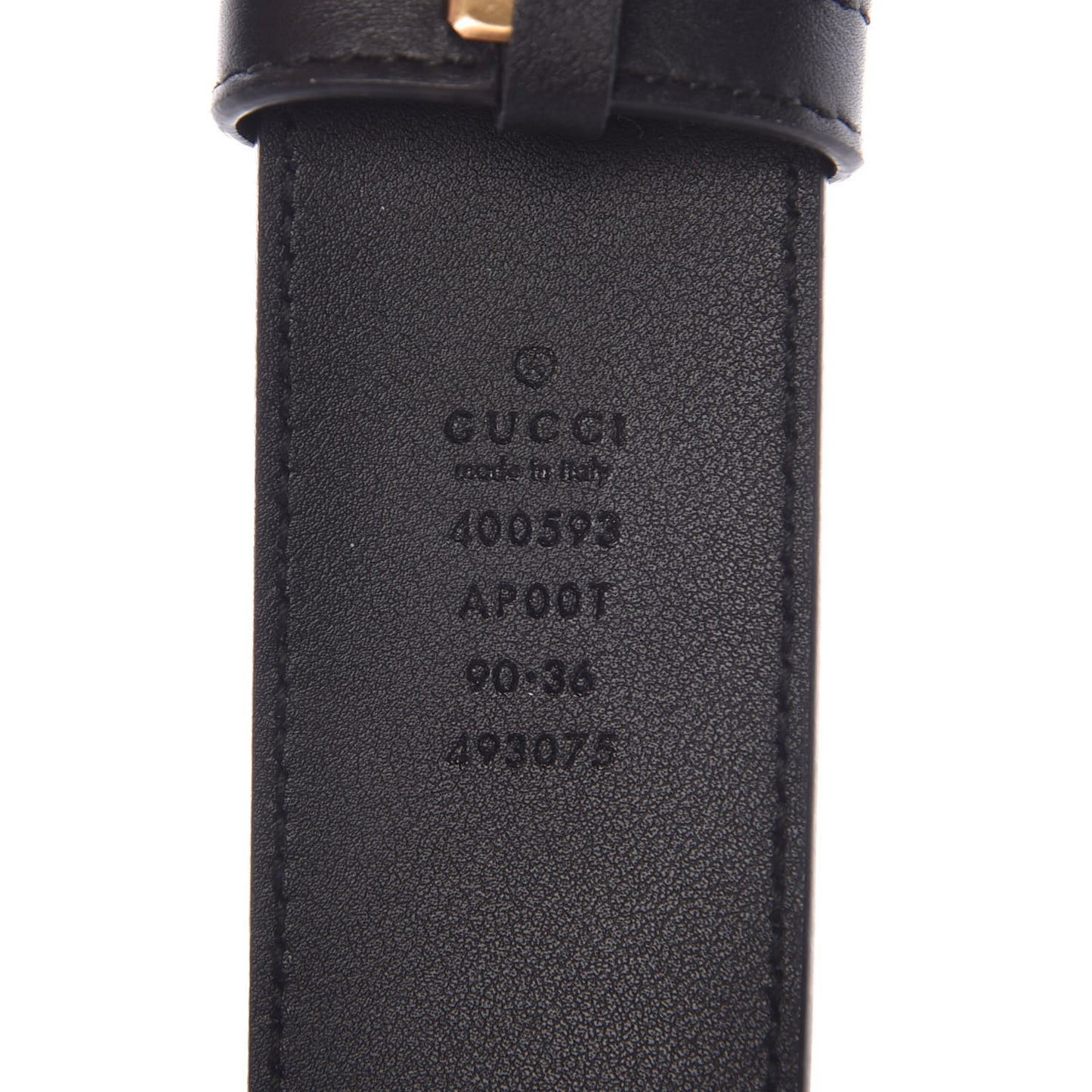 Calfskin Double G 40mm Belt 90 36 Black