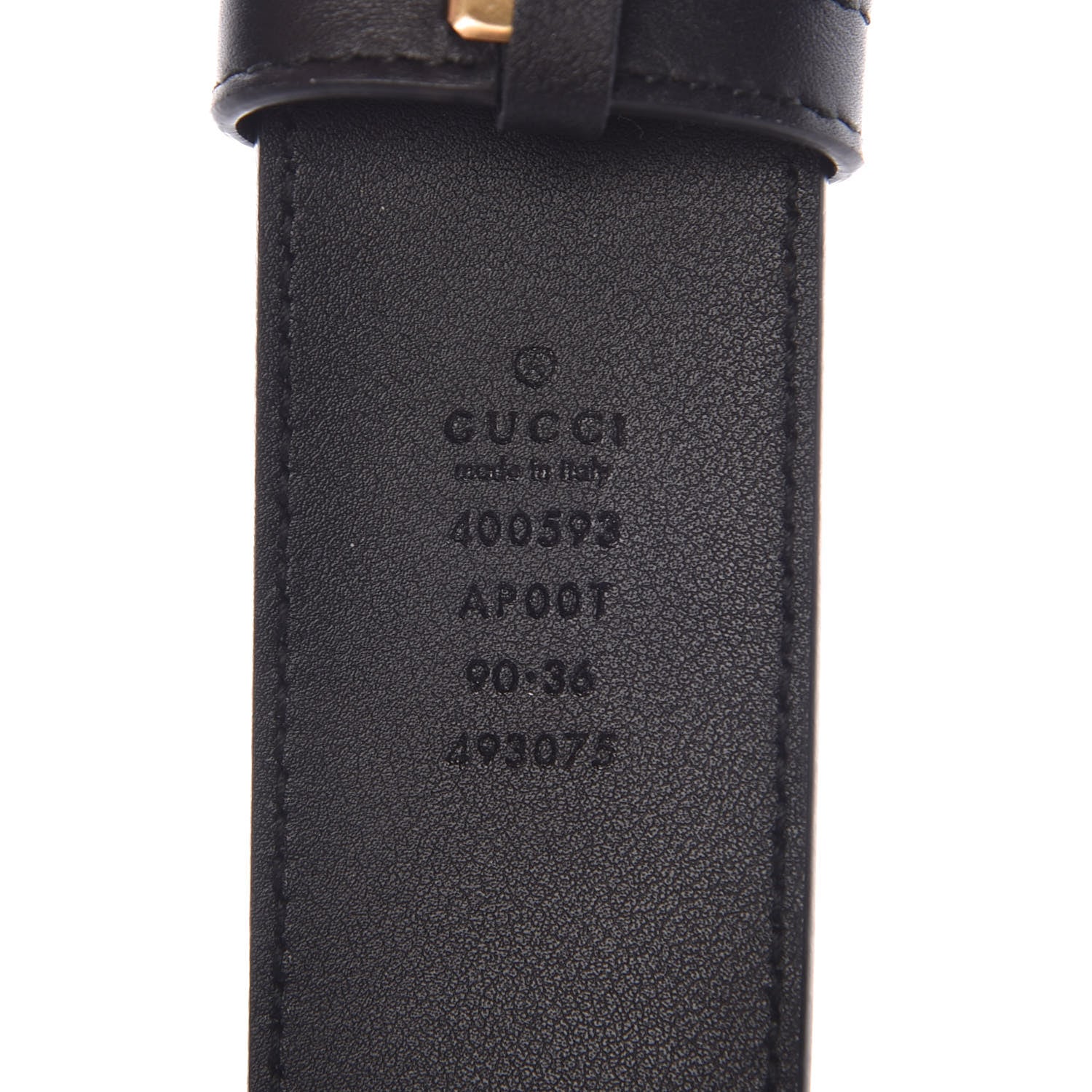 Gucci Calfskin Double G 40mm Belt 90 36 Black 4 of 6