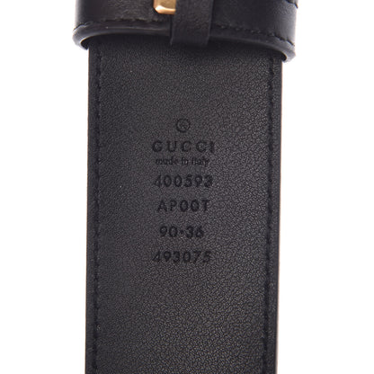 Gucci Calfskin Double G 40mm Belt 90 36 Black 4 of 6