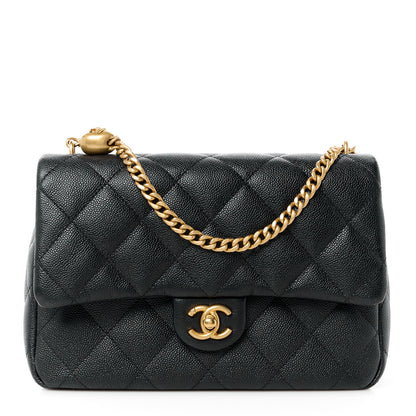 Chanel Caviar Quilted Sweetheart Flap Black 1 of 11