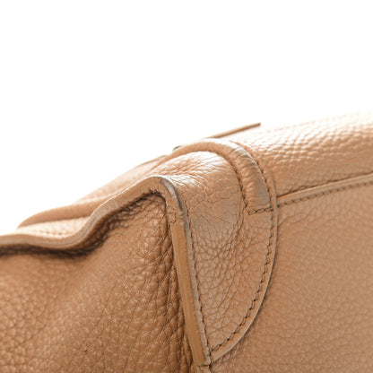 Celine Drummed Calfskin Mini Luggage Camel 9 of 15