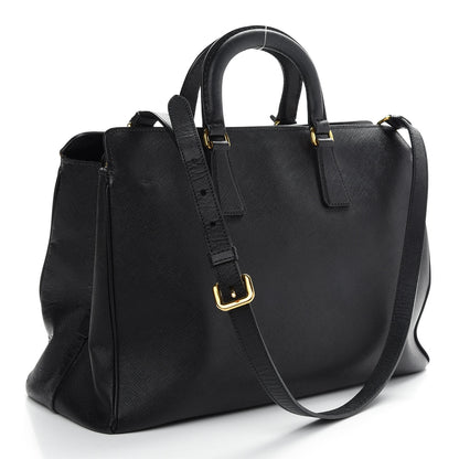 Prada Saffiano Tote Black 2 of 7
