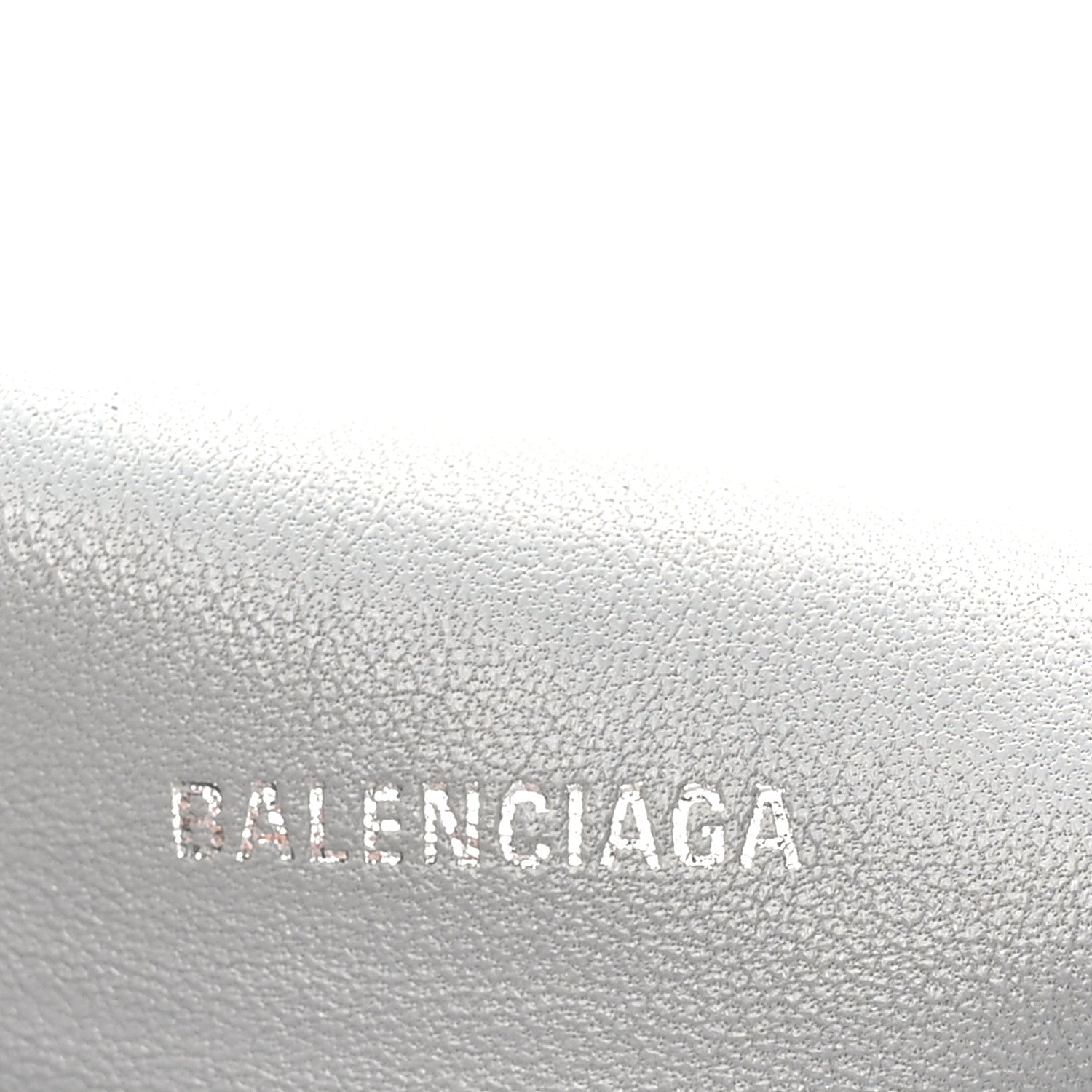 Balenciaga Crushed Calfskin Quilted Small Crush Chain Bag Silver 7 of 10