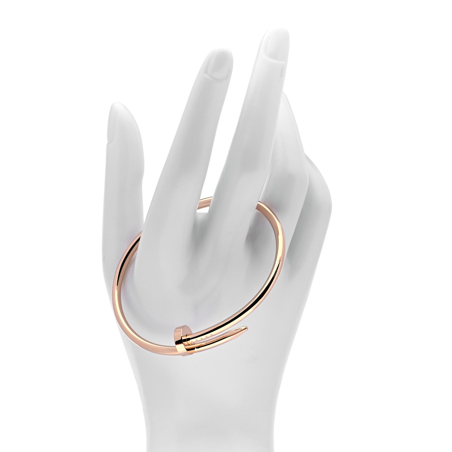 Cartier 18K Pink Gold Juste Un Clou Bracelet 19 2 of 8