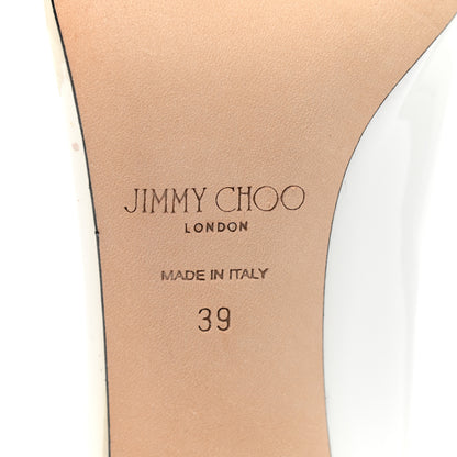 Jimmy Choo Patent Iridescent Plexi Cass 95 Pumps 39 Optical White 6 of 8