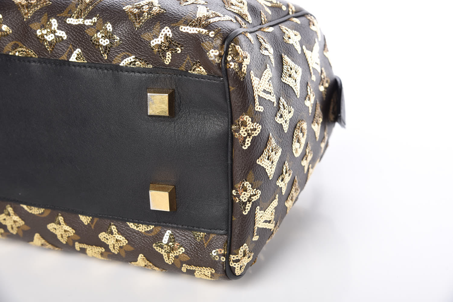 Louis Vuitton Monogram Sequins Eclipse Speedy 28 Gold 6 of 9