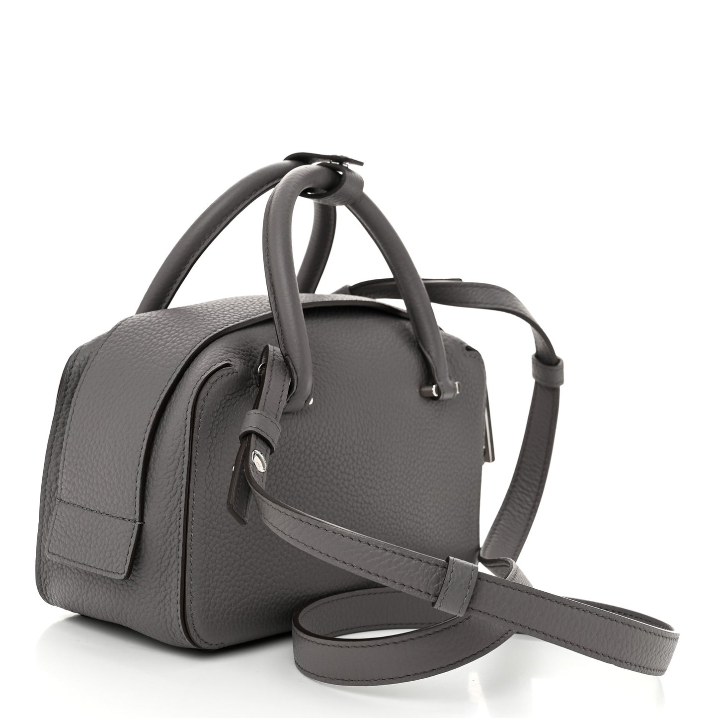 Taurillon Soft Mini Cool Box Satchel Stone