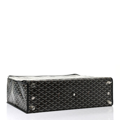 Goyard Goyardine Caravelle 50 Folding Suitcase Black 3 of 7
