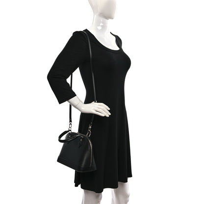 Louis Vuitton Epi Alma BB Black 2 of 8