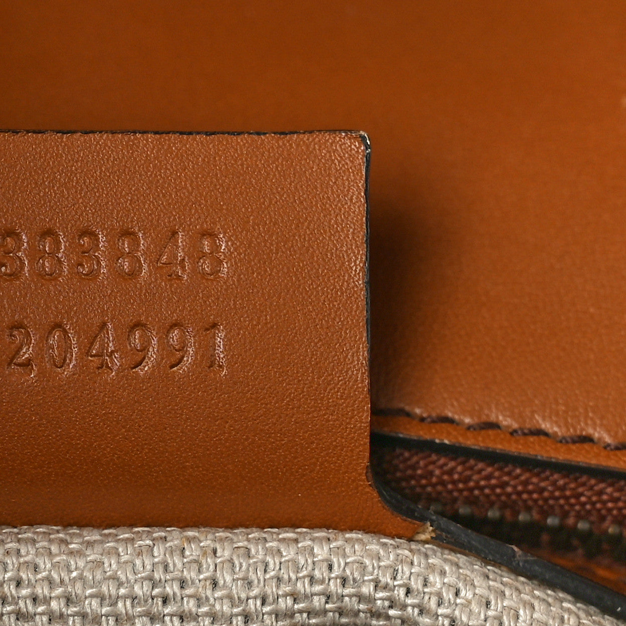 Gucci Monogram Medium Lady Web Shoulder Bag Beige Cuir 7 of 13