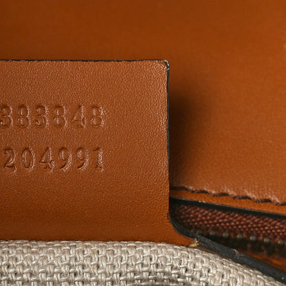 Gucci Monogram Medium Lady Web Shoulder Bag Beige Cuir 7 of 13