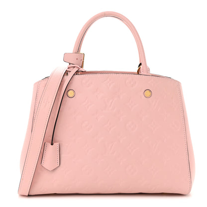 Louis Vuitton Empreinte Montaigne MM Rose Ballerine 1 of 14