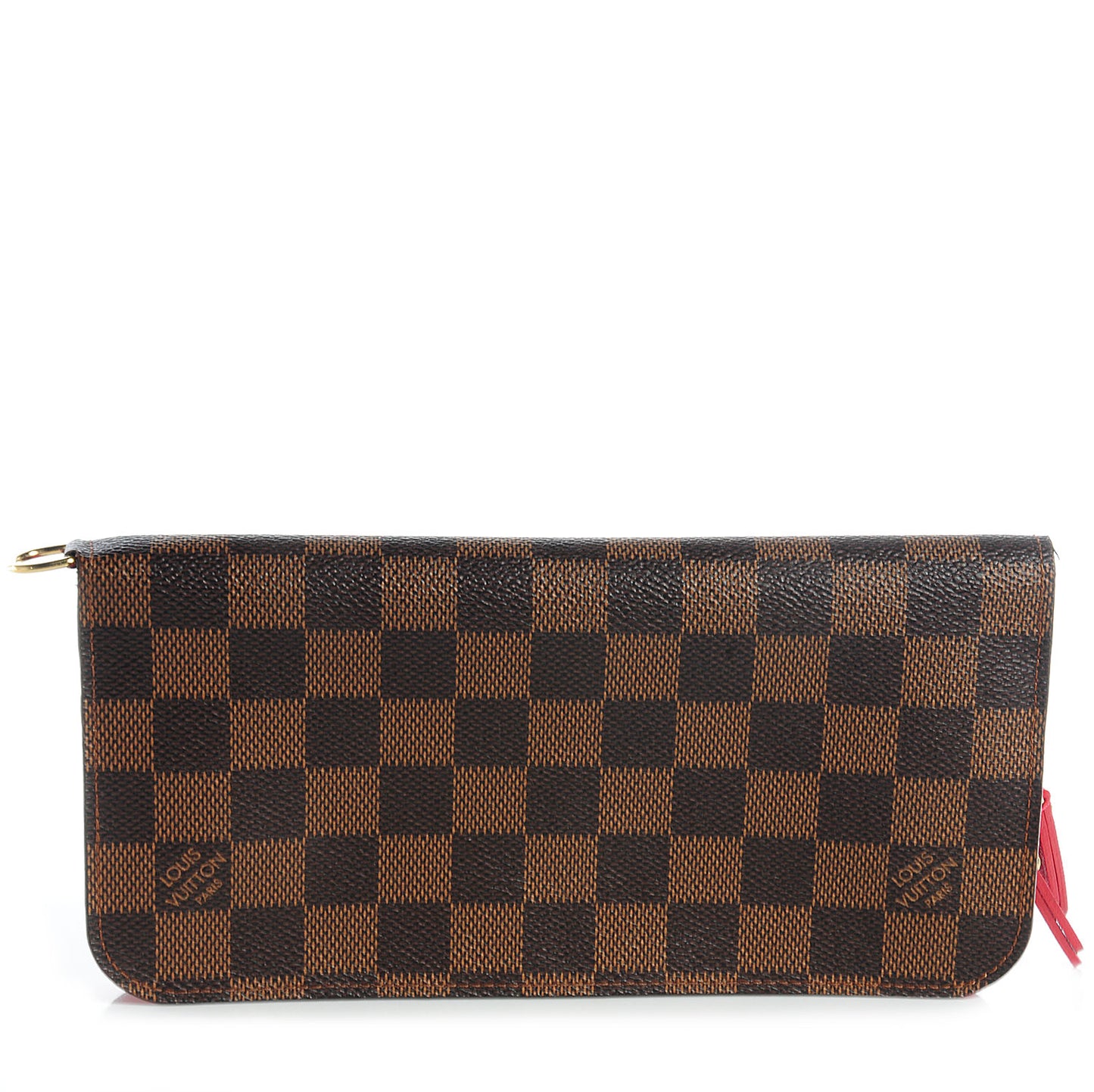 Damier Ebene Insolite Wallet Red