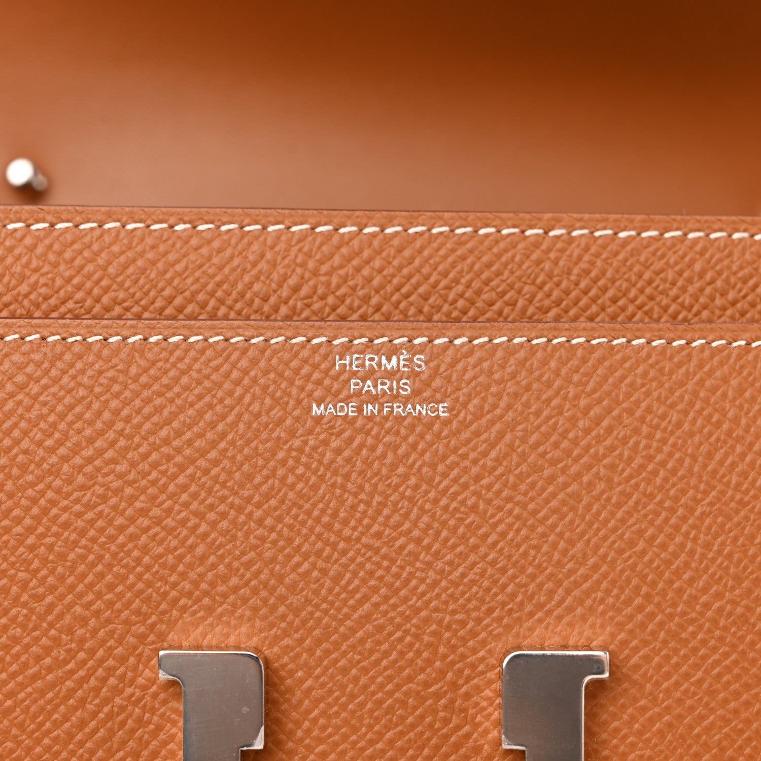 Hermes Epsom Constance Long Wallet To Go Gold 6 of 9