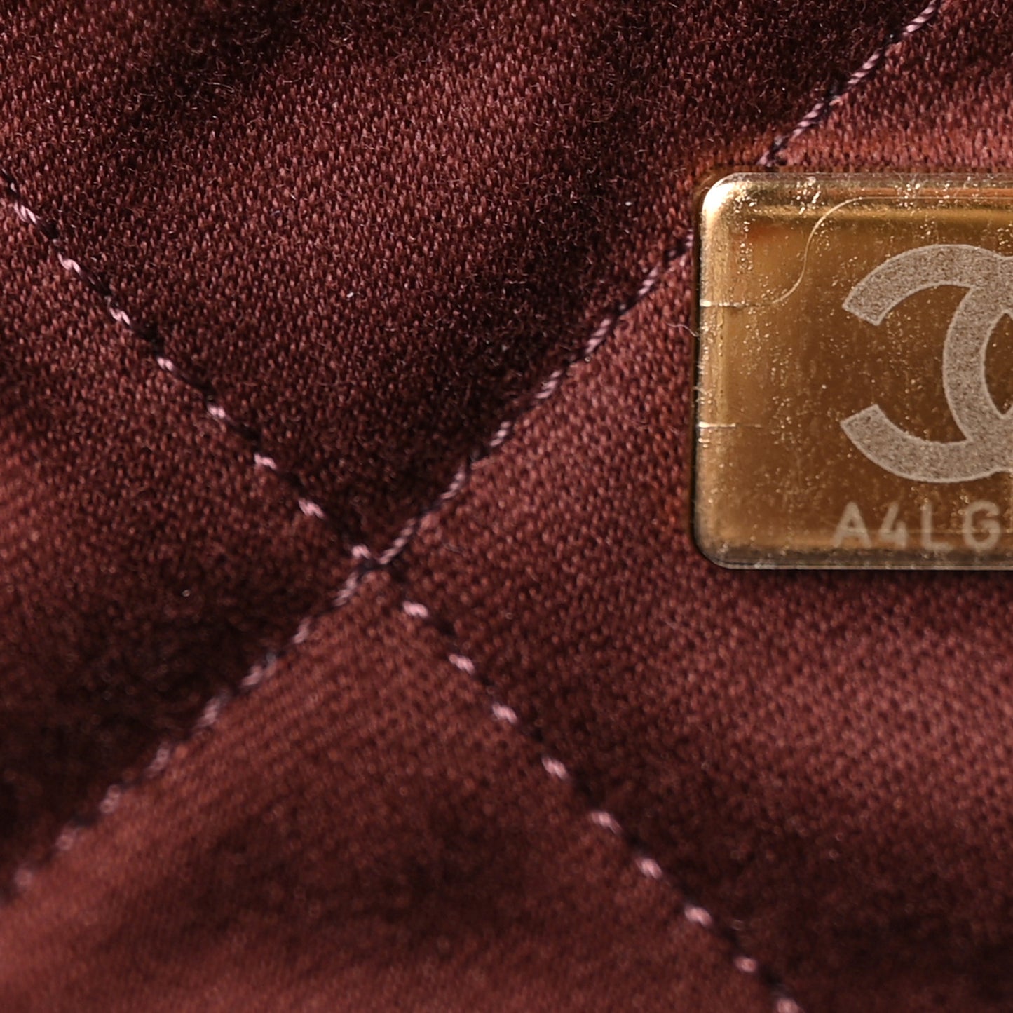 Shiny Calfskin Quilted Chanel 22 Dark Brown