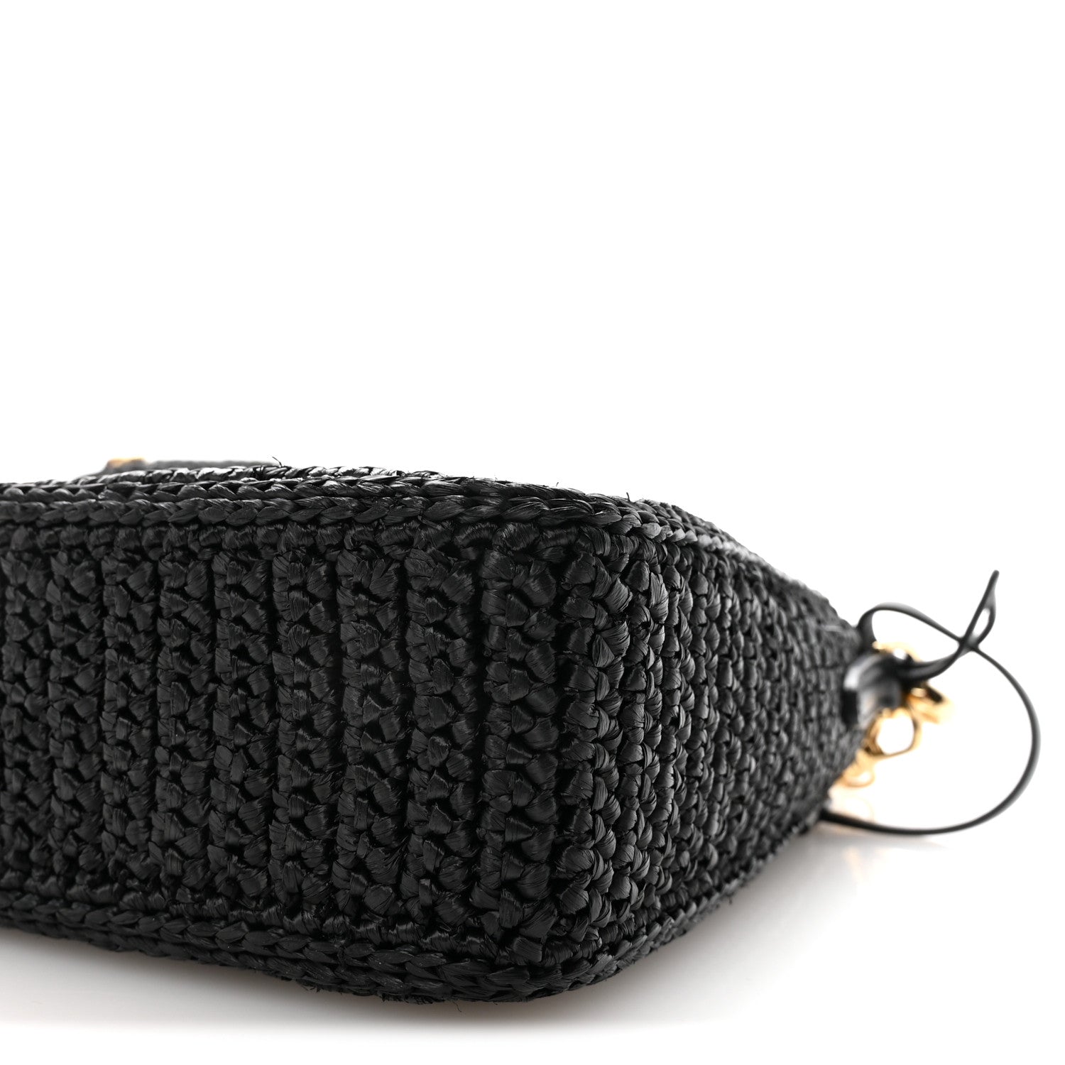 Prada Yarn Raffia Effect Crochet Re-Edition 2005 Shoulder Bag