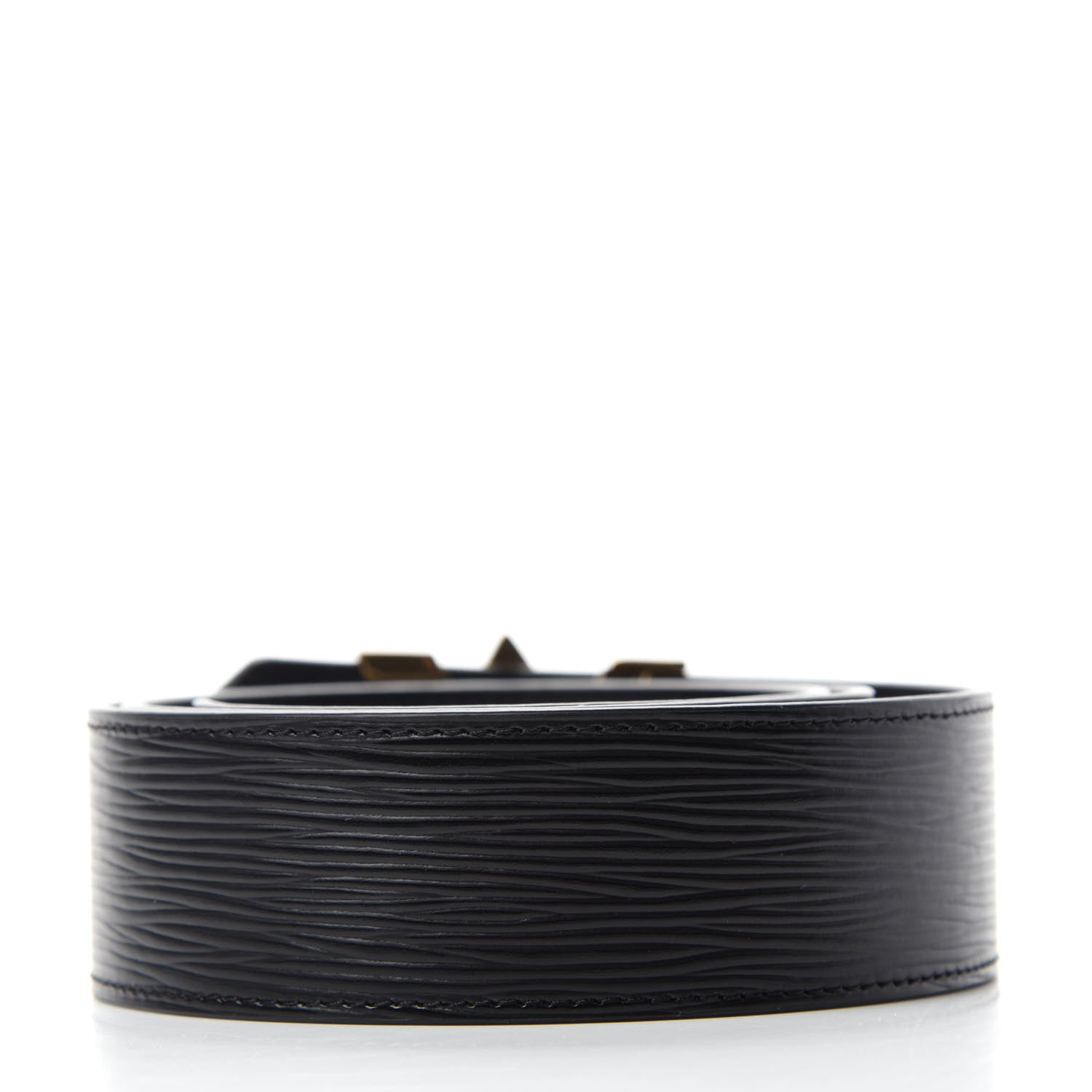 Louis Vuitton Epi 30mm LV Twist Belt 85 34 Black 2 of 4