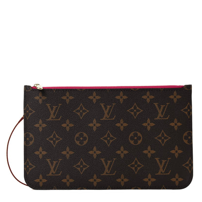 Louis Vuitton Monogram Neverfull MM GM Pochette Pivoine 1 of 7