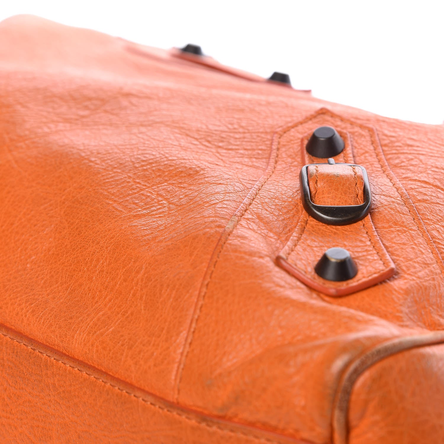 Balenciaga Agneau Classic Hardware Polly Tangerine 12 of 27