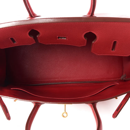 Hermes Epsom Birkin 35 Rouge Vif 6 of 28