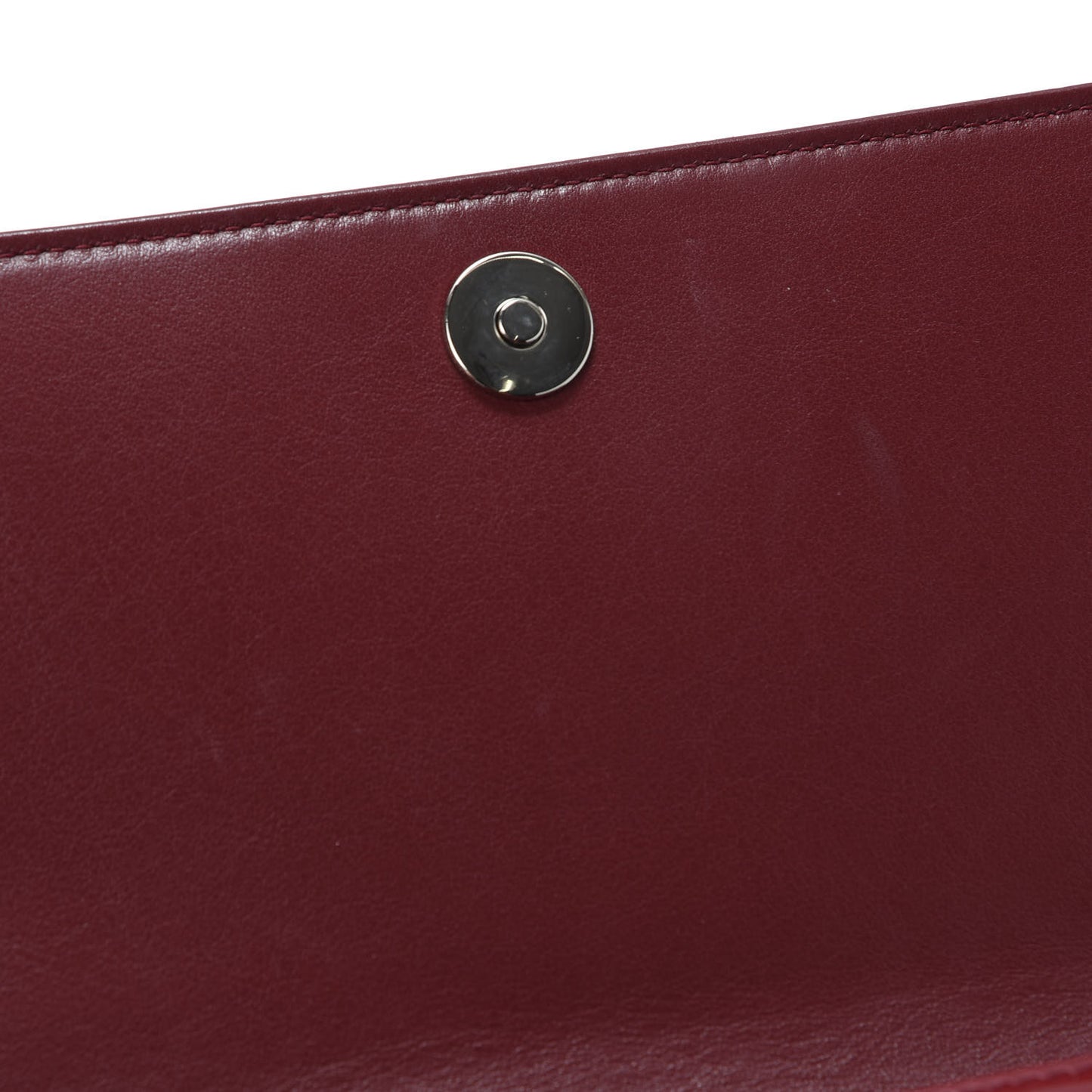 Patent Cannage Lady Dior Clutch Red