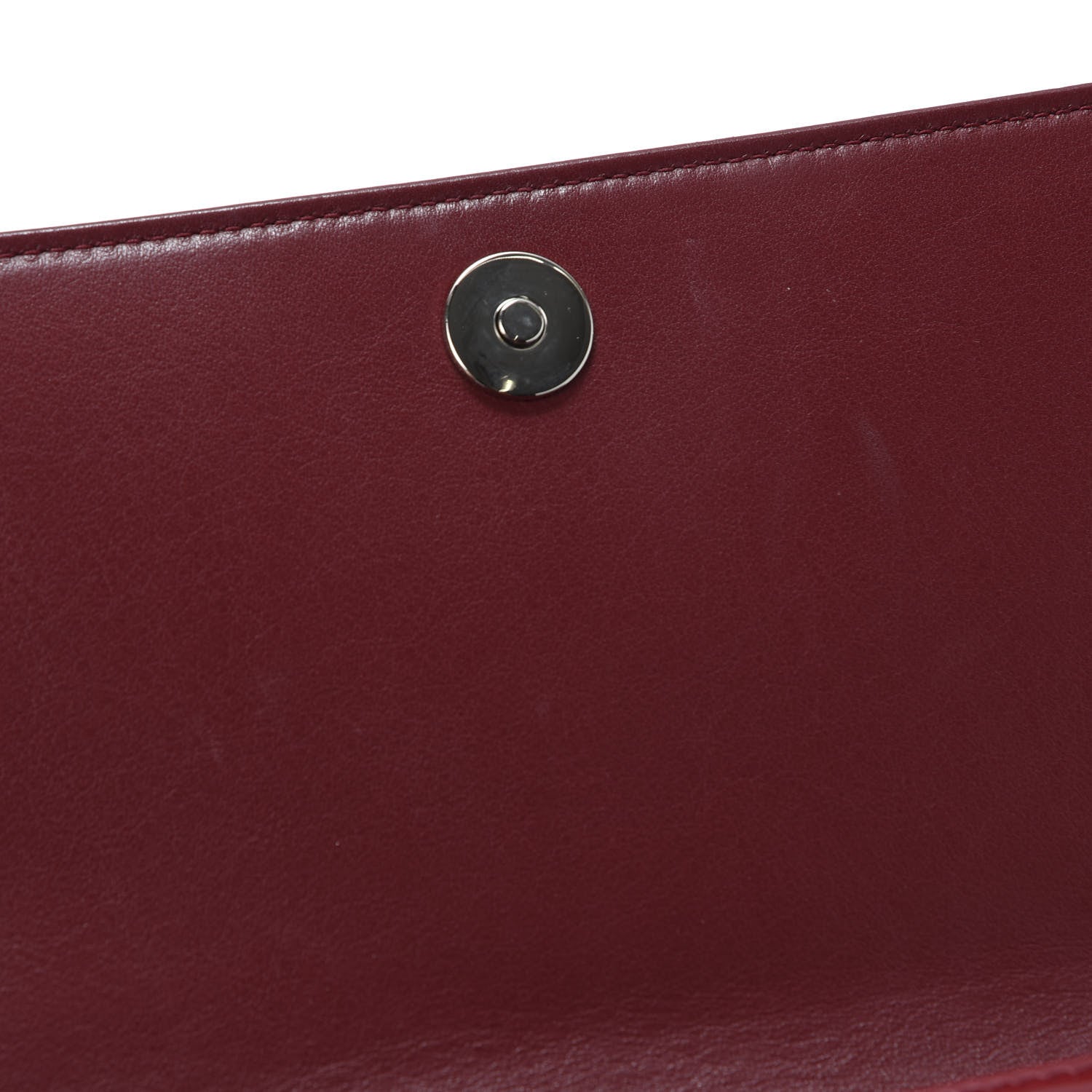 Christian Dior Patent Cannage Lady Dior Clutch Red 10 of 13