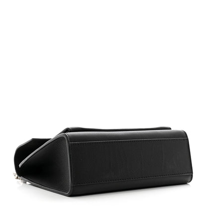 Louis Vuitton Soft Calfskin Mylockme Chain Bag BB Black 4 of 11