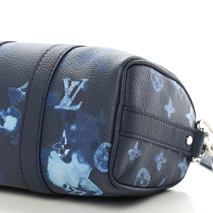 Louis Vuitton Monogram Ink Watercolor Keepall XS Blue 8 of 8