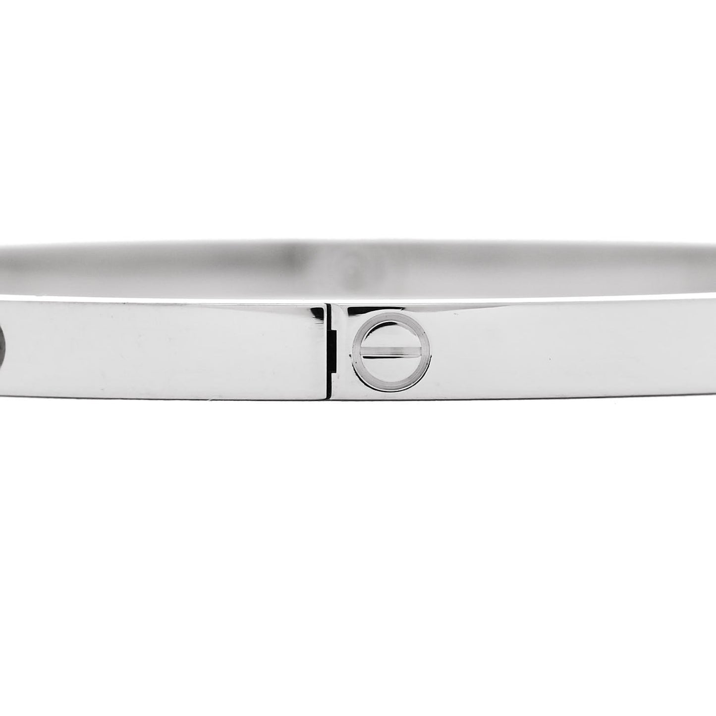 18K White Gold Small LOVE Bracelet 18