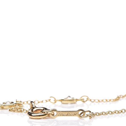 Tiffany 18K Yellow Gold Diamond .40ctw Elsa Peretti Diamonds by the Yard Station Bracelet 5 of 5