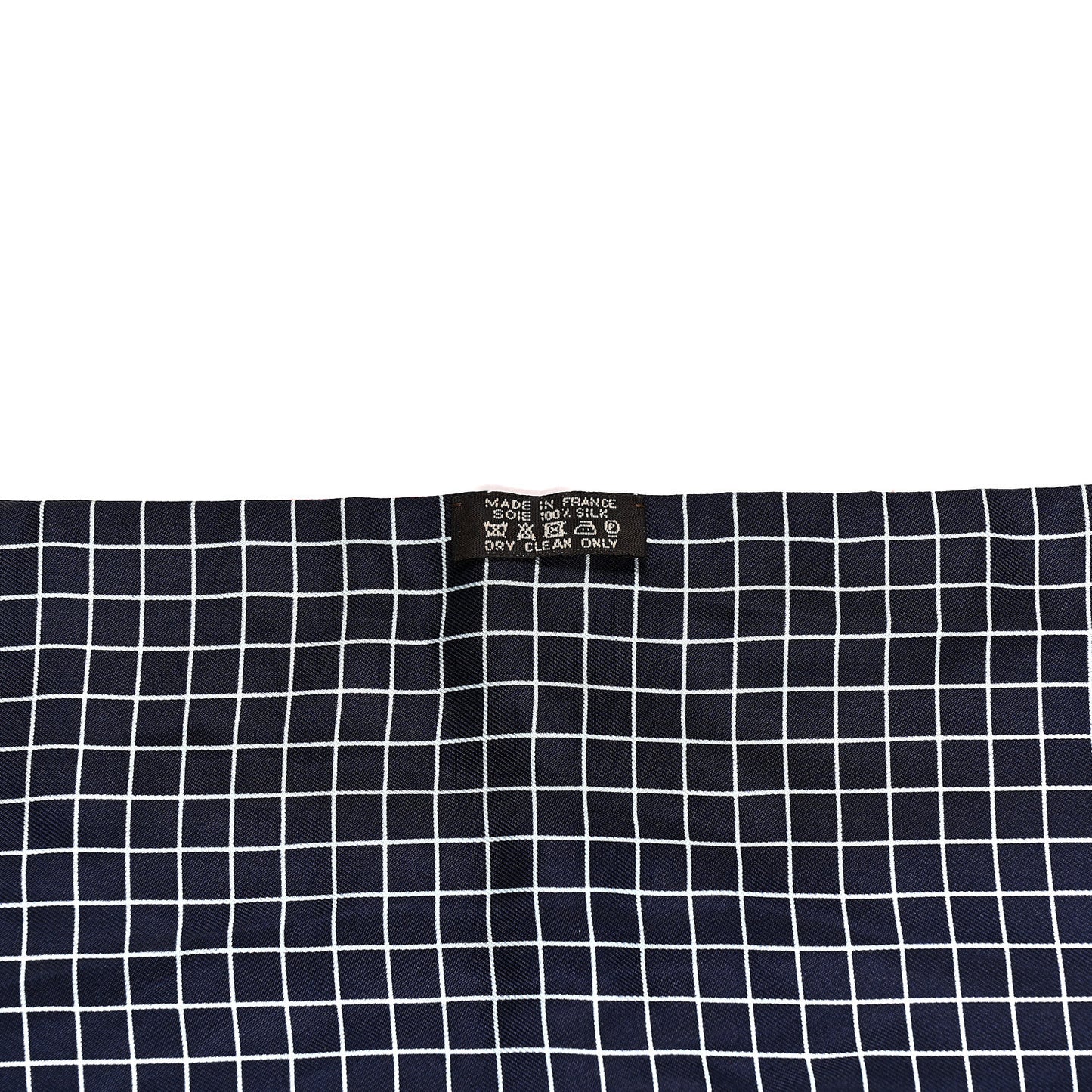 Silk Couvertures et Tenues de Jour a Carreaux Maxi Twilly Cut Vermillon Marine Ciel