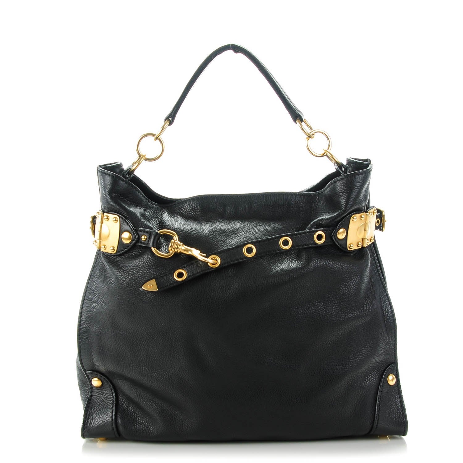 Miu Miu Soft Calf Hobo Nero Black 1 of 7