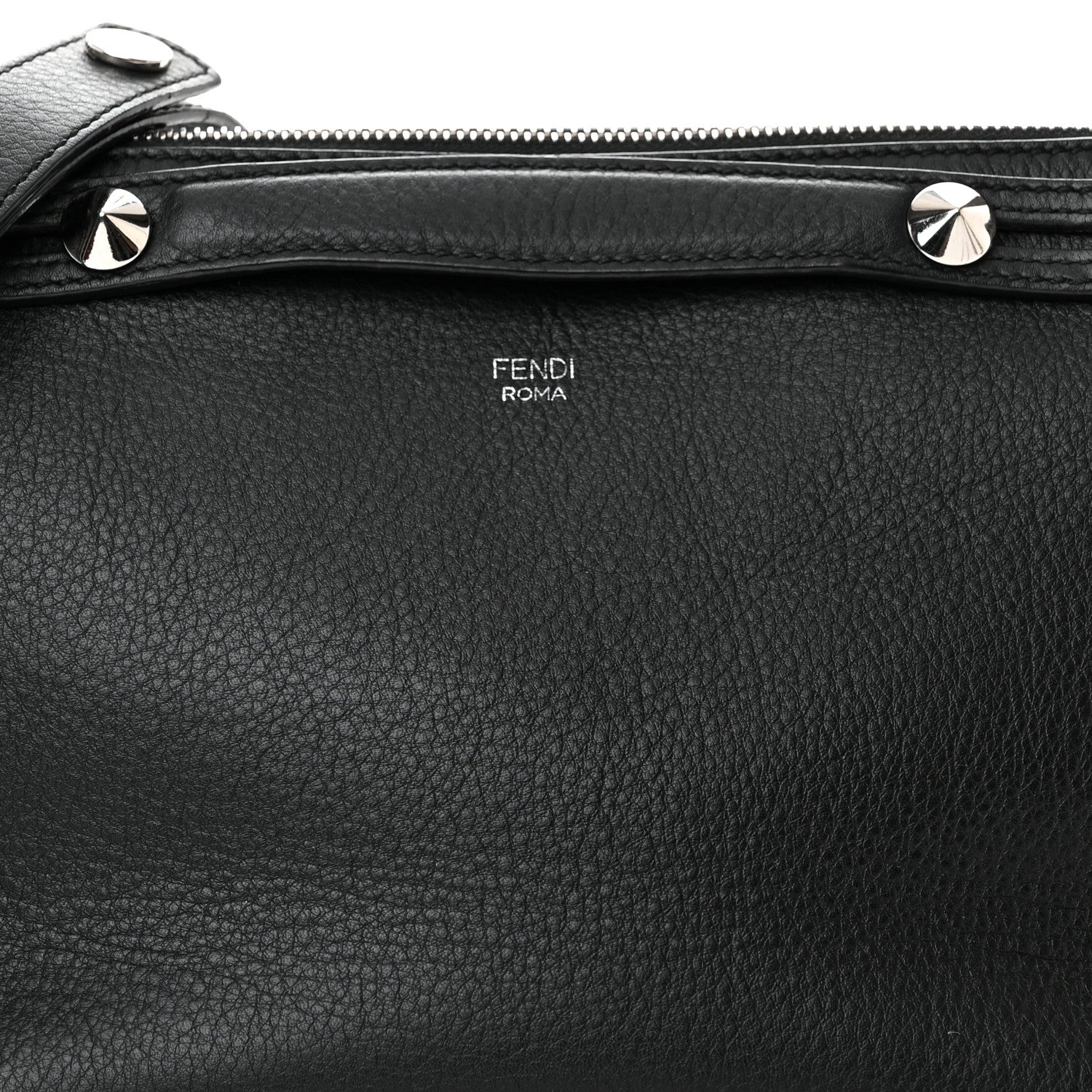 Fendi Vitello Dolce Marmol Medium By The Way Boston Bag Black 8 of 15