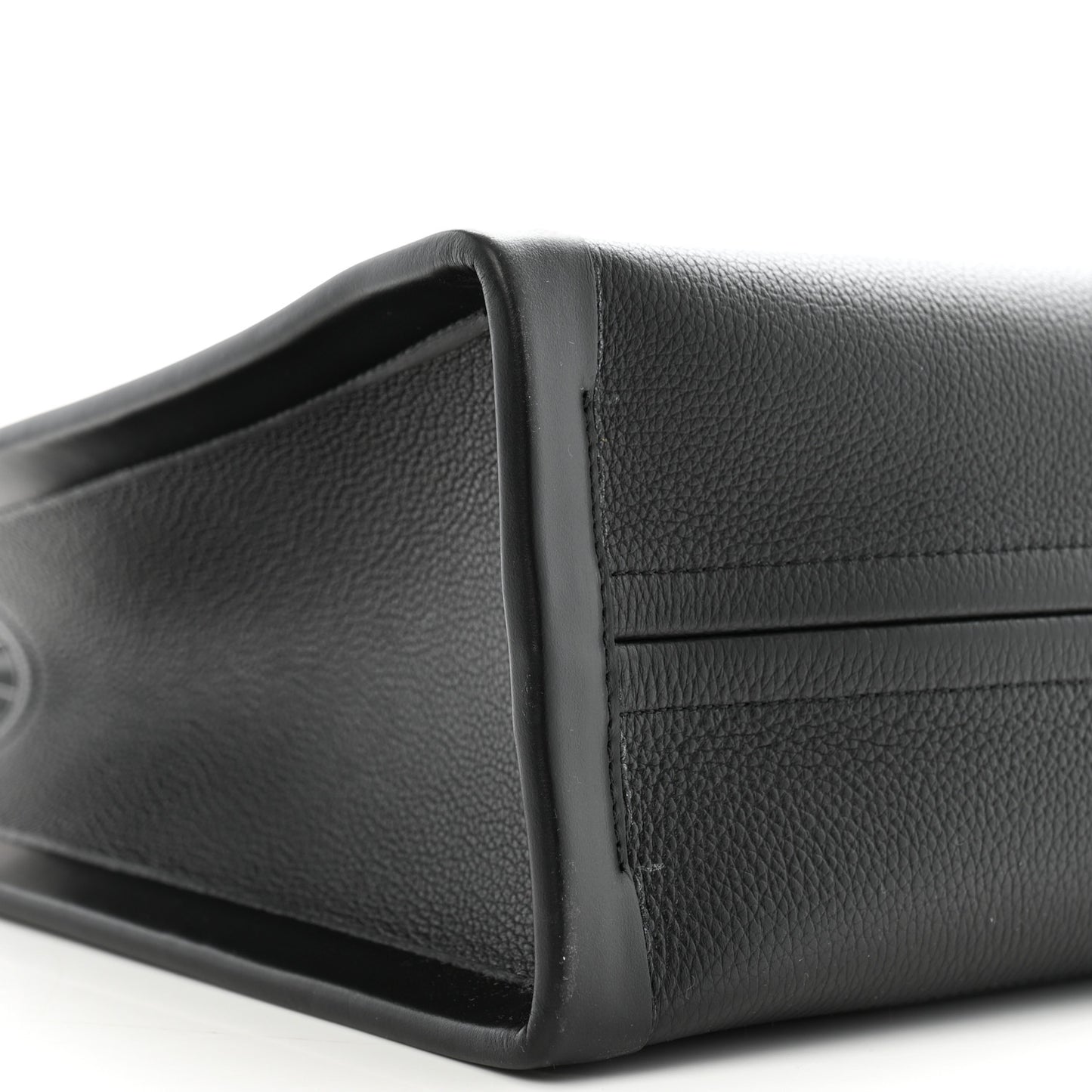 Calfskin Empire Small By My Side Tote Black
