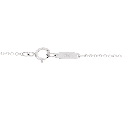 Tiffany Platinum 18K White Yellow Gold Pearl Diamond Frog Necklace 6 of 7