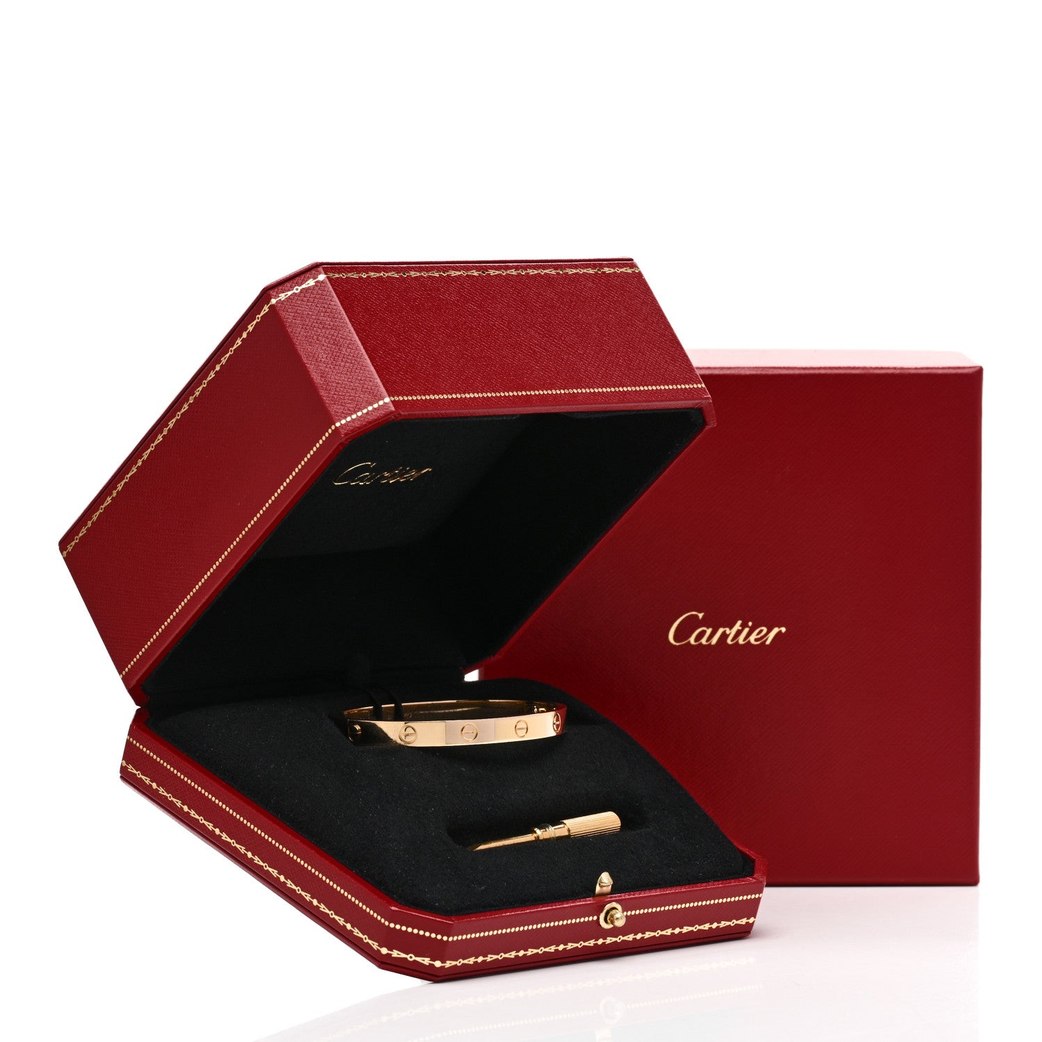 Cartier 18K Yellow Gold LOVE Bracelet 17 9 of 9