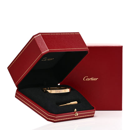 Cartier 18K Yellow Gold LOVE Bracelet 17 9 of 9